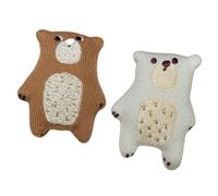 2 Stück Stoff Brosche, schöne Bären Plüsch Brosche für Teenager, Kleidung, Dekorationen, Nähen, Verschönerung
