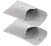 2 Stück Uhrenaufbewahrung Armbandaufbewahrung Flanell Schmuckbeutel | Halsketten, Reise Schmuckbeutel, Schnelles Öffnen, Elegant für Händler und Unterwegs