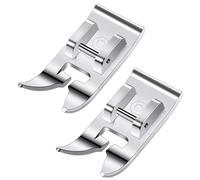 2 Stück Universal Allzweck Nähmaschinen Nähfuß Gerader Stichfuß Zick Zack Fuß Multifunktionales Zubehör Passend für Alle Singer Brother Janome Und Babylock Nähmaschinen Mit Niedrigem Schaft