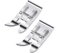 2 Stück Universal Allzweck Nähmaschinen Nähfuß Gerader Stichfuß Zick Zack Fuß Multifunktionales Zubehör Passend für Alle Brother Janome Und Babylock Nähmaschinen Mit Niedrigem Nähfüße