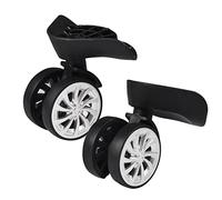 2 Stück Universal Gepäck Koffer Ersat, Gepäck Lenkrollen Koffer Lenkrollen Wheels Ersatz PVC Räder Zubehör Für Trolley Gepäckfer Hartschnk lasocki Ersatzrollen