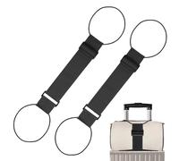 2 Stück Verstellbare Elastische Gepäckgurte für Koffer, Robuste Befestigungsgurte für Reisegepäck, Sicherung von Zusatzgepäck, Elastischer Befestigungsgurt für Gepäck, Koffergurt Set