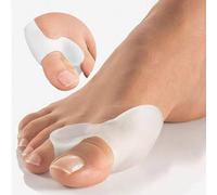 2 Stück Zehentrenner - Unisex Silikon Zehenspreizer für Nacht und Zuhause - Polster Einlegesohlen, Nur Handwäsche, langanhaltender Komfort für die Fuß