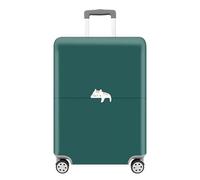 2 stücke Dicke Elastische Cartoon Gepäck Schutzhülle Zipper Anzug Tasche Koffer Abdeckungen Trolley Abdeckung Reise Zubehör FüR Koffer(Sleep cat,L 25-28 inch)