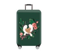 2 stücke Dicke Elastische Tier Drucke Gepäck Schutzhülle Anzug for 18-32 Zoll Tasche Koffer Abdeckungen Trolley Abdeckung Reise Zubehör für Drinnen Draußen(Happy Bird,XL 29-32 inch)