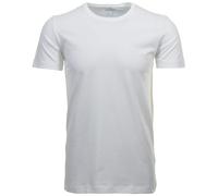 Ragman Herren 2 T-Shirt Doppelpack Bodyfit mit Rundhals, Weiß, XXL