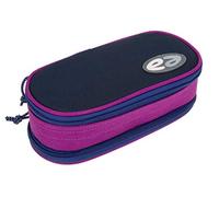 2 Teile Set: YZEA Mäppchen ETUI Box by Take it Easy + 6er Pack Buntstifte (Style Anthrazit-Pink)