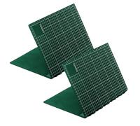 2-teilige hitzebeständige, wasserdichte, faltbare, rotierende Schneidematte, faltbare Arbeitsmatte, geeignet für Schmuckhandwerksanwendungen, Schmuckherstellungswerkzeug