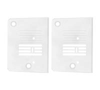 2-teilige Stichplatte Strapazierfähige Eisen Nadelplatte Ersatz Nähmaschinenteile für Singer 1408 2250