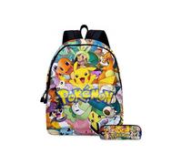 2-teiliger Rucksack im Unisex-Stil Pokemon Pikachu Rucksack-03