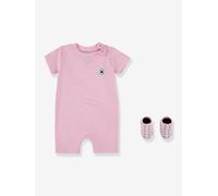 2-teiliges Baby-Set LIL CHUCK CONVERSE: Kurzoverall & Socken rosa Gr. 68
