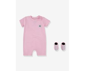 2-teiliges Baby-Set LIL CHUCK CONVERSE: Kurzoverall & Socken rosa Gr. 68
