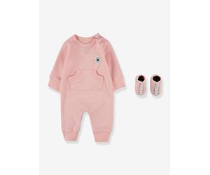 2-teiliges Baby-Set LIL CHUCK CONVERSE: Kurzoverall & Socken zartrosa Gr. 71