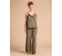 2-teiliges Musselin-Set Schwangerschaft & Stillzeit ENVIE DE FRAISE, Bio-Baumwolle khaki Gr. 42