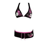 2-teiliges Y2k Neckholder-Bikini-Set für Damen, sexy Badeanzug, Strand-Set, niedliches Sommer-Outfit, 2025, Urlaub 2000er, Pink, S