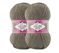 2 x 100g Sockenwolle Superwash Comfort 4-fädig Schurwolle Sockengarn Farbauswahl
