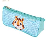 2 x Herlitz Schüleretui Faulenzer Sport Cute Animals Tiger Polyester BxHxT 220x95x75mm