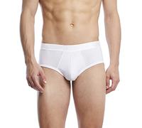 2(X)IST Herren-Slip aus Pima-Baumwolle, mit Tasche, Reines Weiß, Medium