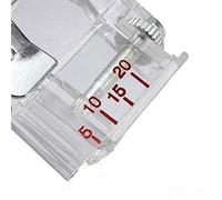 2 x Reißverschlussfuß, Clip-on-Reißverschluss, Nähfuß für Nähmaschinen, Nähfuß für Brother, Janome, Toyota, New Singer, Haushaltsmaschinen, Heim, Simplicity, Elna, Husqvarna, Bernina