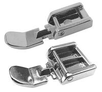 ZickZackNaehmaschine 2 x Reißverschlussfuß Nähfuß (Set) Schmal und Normal für Necchi 559 Nähmaschinen