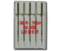 20 Leder Nähmaschinennadeln - Nr. 100 - Flachkolben - 130R / 705H