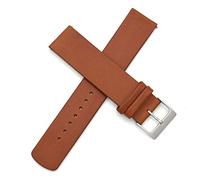 20 mm austauschbares Uhrenarmband aus echtem Leder für Skagen, Braun, 20mm, Modern