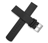 20 mm austauschbares Uhrenarmband aus echtem Leder für Skagen, Schwarz, 20 millimeters, Modern