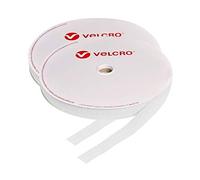 20 mm Velcro® Haken & Schlaufe weiß zum Aufnähen, 2 m