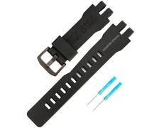 20 mm wasserdichtes Harz-Uhrenarmband Ersatz für Casio Protrek PRG-300 PRW-6000 PRW-6100 PRW-3000 PRW-3100 - geeignet für Damen und Herren - Uhrenzubehör, 20 mm