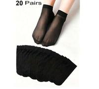 20 Paar Damen Socken in Unifarben, dünne, atmungsaktive, kurze Socken, Damen Accessoires, Knöchelsocken, Y2K süße Sport interessante Schuh Geschenke,