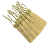20 Stück 15.5cm Quasten Anhänger Handgefertigtes Basteln-Gold | Quasten mit Schleife für DIY Lesezeichen,Schmuckherstellung,Ohrring,Girlanden Deko,Schlüssel,Taschen und Souvenir