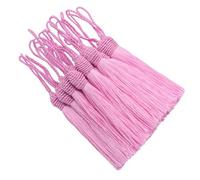 20 Stück 15.5cm Quasten Anhänger Handgefertigtes Basteln-Rosa | Quasten mit Schleife für DIY Lesezeichen,Schmuckherstellung,Ohrring,Girlanden Deko,Schlüssel,Taschen und Souvenir