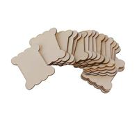 20 Stück Holzspulen mit blankem Faden, für Bänder, Spulen