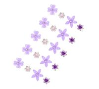 20 Stück kleine Strasssteine Kunstperlen Blumen-Haarspangen für Mädchen Hochzeit Braut Party Zubehör