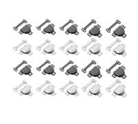 20 Stück Nähhaken,Hosenhaken,Hosenverschluss Haken,ösenverschluss,Hakenverschluss,Einhaken,ösen,Gürtelschlaufen,zum Annähen,Langlebig Stark - Perfekte Größe für Hosen,Kleidung,Röcke Heimwerkerarbeiten