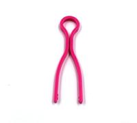 20 Stück Nähmaschinenspulen Clips, Kunststoff Garnspulen Halterung Organizer für Stickerei und Quilten, Spulenhalter Klemmen als Nähzubehör zur Aufbewahrung von Fadenrollen in(pink)