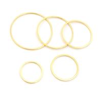 20 Stücke Edelstahl Ohrringe Ringe Groß Kreis Ohrdraht Reifen Anhänger, DIY Schmuckherstellung