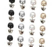 20 Stücke nahtlose Knöpfe mit Kunstperlen Vintage Dekor, Broschen Pins für Hemden, Kleider, Mode Dekoration Kleider Accessoires Pins für Kleidung, Tas