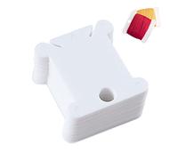 200 Stück Kunststoffspule, Stickgarnkarte, Kreuzstichgarn-Organizer, Wickler, Stickgarn-Finishing-Werkzeug, verwendet für manuelle DIY-Nähen, Stickgarn-Finishing, Verwendung für manuelle DIY-Nähen