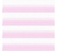 200 Stück Mini Quasten, Basicon Seidig Weiche Bunte Quasten 20 Farben Handgefertigtes Quasten für Schmuckherstellung DIY Bastelzubehör Lesezeichen Wohnkultur, Hellrosa