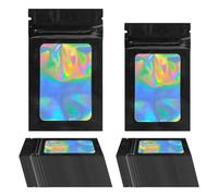 200 Stück Schwarze Druckverschlussbeutel, Multifunktionale Druckverschlussbeutel, Mini-Druckverschlussbeutel, Können Für Kleine Gegenstände Wie Süßigkeiten, Schmuck Usw. Verwendet Werden.