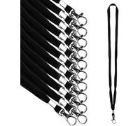 200Stk Schlüsselband Kinder Nackenband 45cm Lanyards Schlüsselanhänger Band Lanyard Nackenband Swivel Schließe Umhängebänder mit Karabinerhaken Büro Abzeichen ID-Karten Ausweise Schlüssel ID-Karten