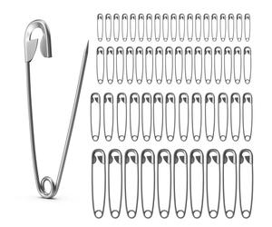 200x Sicherheitsnadeln Safety pins Nadeln Set in div. Größen klein & groß