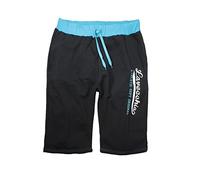 2017 Black-Türkis Herren Bermuda Übergröße Lavecchia Gr. 3-8 XL, Türkis-schwarz, 4XL