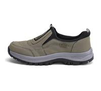 2023 Wanderschuhe Für Herren Outdoor Wandern Orthopädische Schuhe Mit Fußgewölbeunterstützung Für Hineinschlüpfen Wasserdicht Rutschfest Leicht Slipper Modische Low-Top Sicherheits Sneaker ( Color : B