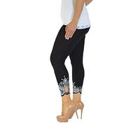 2024 Angebote Stoffhose Schwarz Damen Leggings Marineblau Damen Capri Leggings Damen Weiß Damen Strumpfhose Gefüttert Damen+Capri-Leggings Stylische Leggings Damen Meine Bestellung