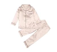 2024 Flauschige Schlafanzug Kinder - Warme Fleece Pyjama Set Sweatjacke Pullover+Hose Baumwolle Weiche Unisex Pyjama Süßer Dinosaurier Lose Loungewear Pjs Sleepwear Kleinkind Winter Langarm Hausanzug