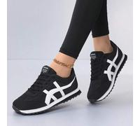2025 Herbst Damen Retro Runde Zehenkappe Schnürung Weiche Sohle Bequeme Lässig Gump Schuhe, Atmungsaktive Allround Sneaker für Alltag, Laufen, Sommer