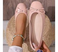 2025 modische, vielseitig einsetzbare, süße Schleifchen Ballerinas mit weicher Sohle