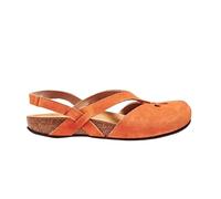 2025 Sandalen Damen Sale, Clogs Wildleder Sandaletten mit Geschlossene Pantoletten Damen Slingback Pantoffeln mit Verstellbare Klettverschluss Sommerschuhe Sommer Pumps Frauen Rutschfeste Schuhe
